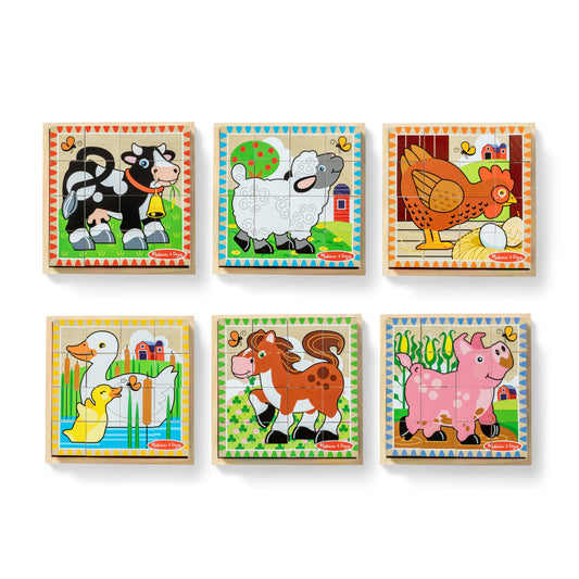 Melissa & Doug Cube Puzzle Farm