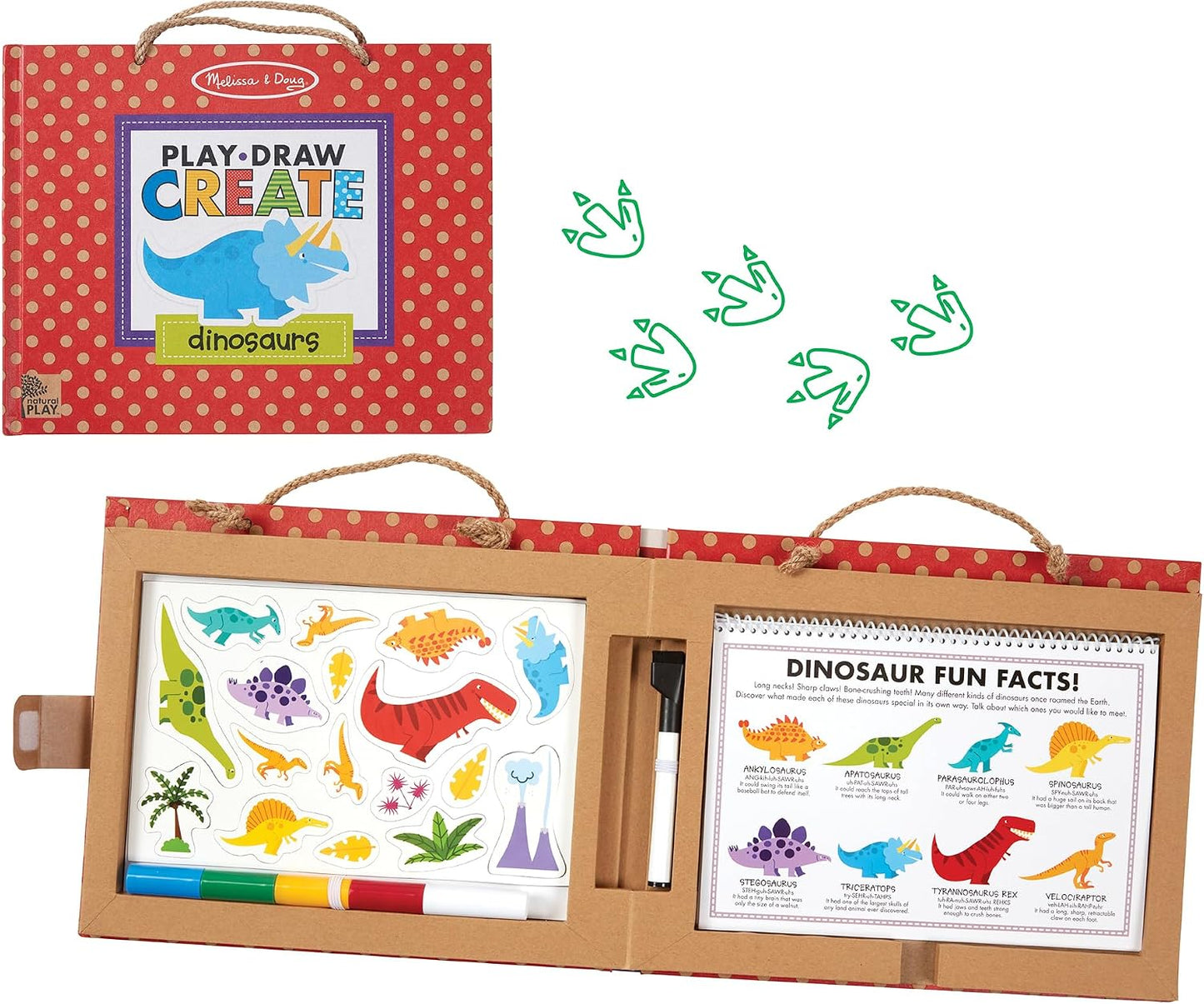 Melissa & Doug Play, Draw, Create Reusable Drawing & Magnet Kit