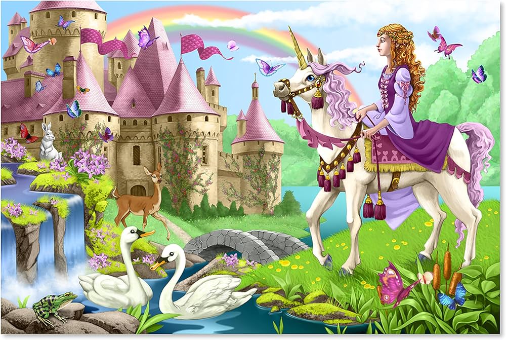 Melissa & Doug Fairy Tale Castle Floor Puzzle - 48 Piece