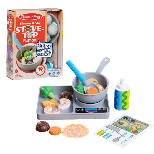 Melissa & Doug Simmer & Stir Stove-Top Play Set