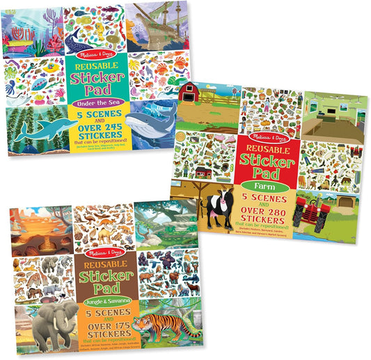 Melissa & Doug Reusable Sticker Pad