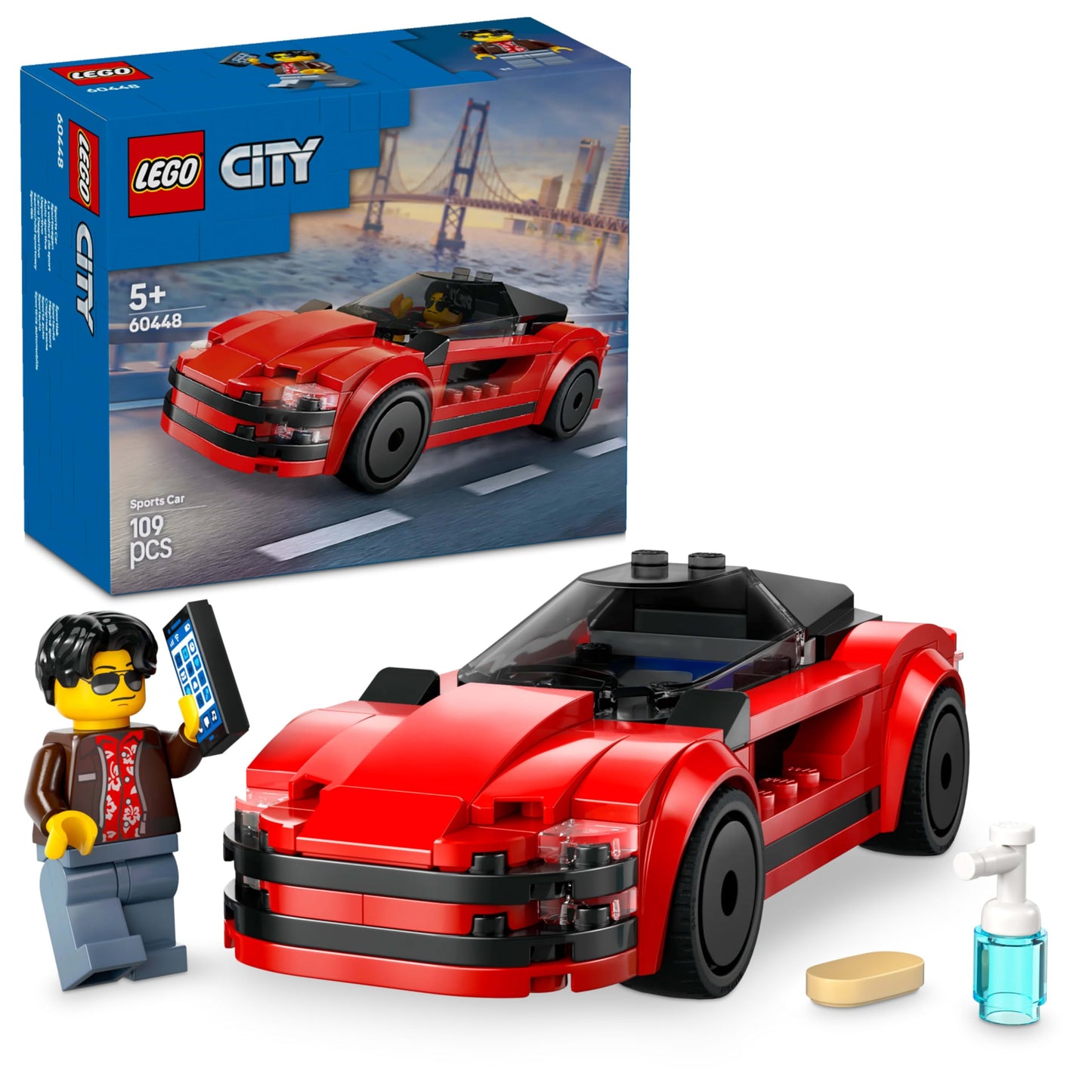 LEGO City Red Sports Car 60448
