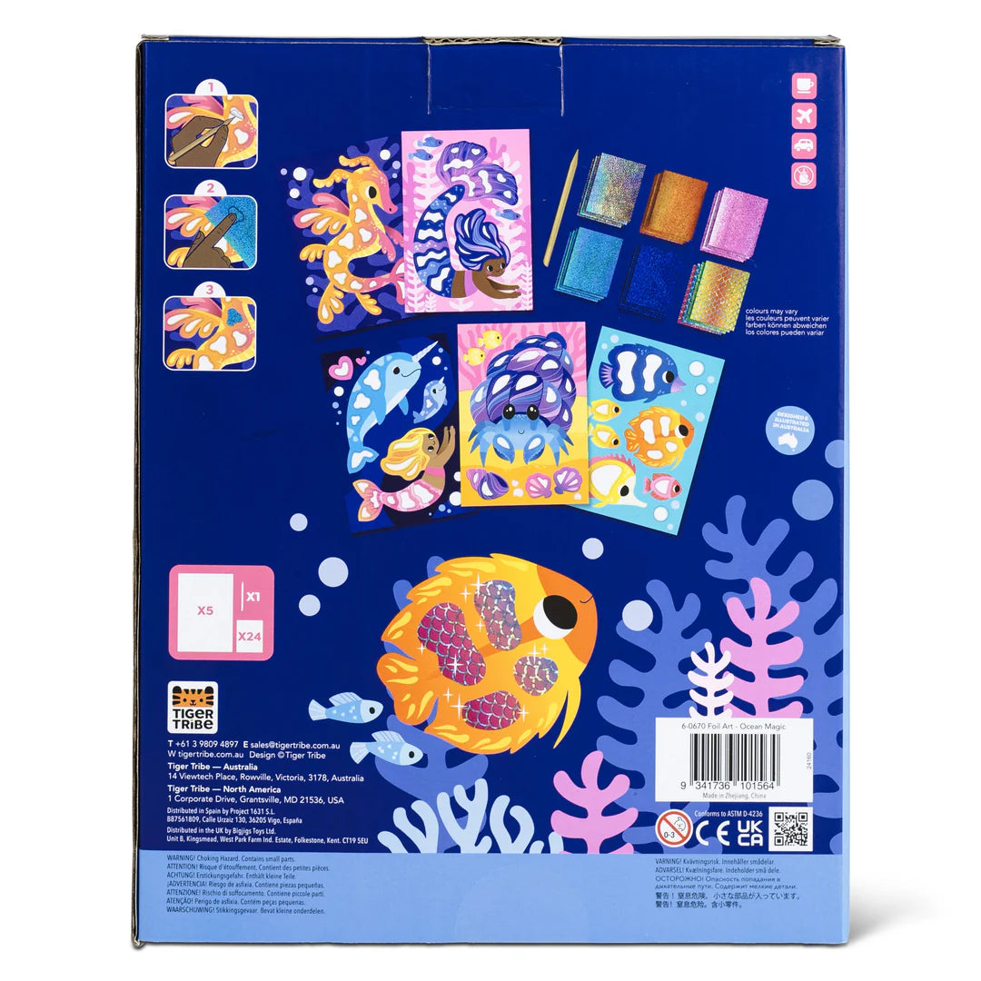 Tiger Tribe Foil Art - Various Designs