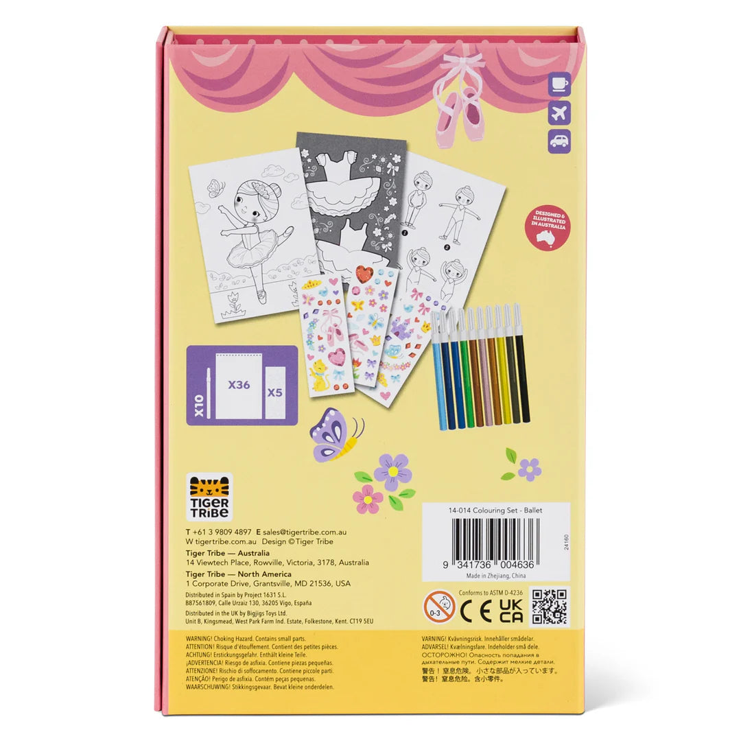 Tiger Tribe Colouring Sets