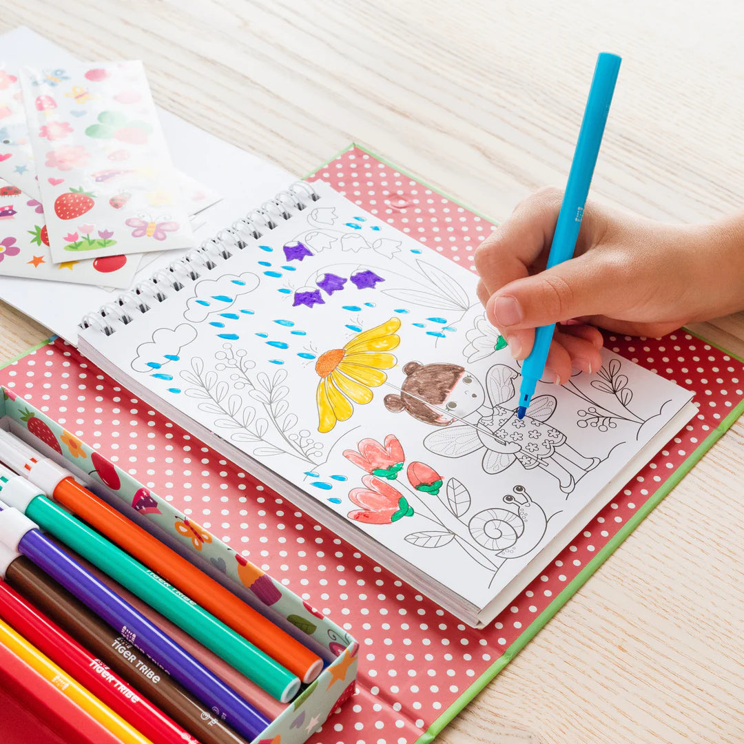 Tiger Tribe Colouring Sets
