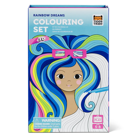 Tiger Tribe 3D Colouring Set Rainbow Dreams