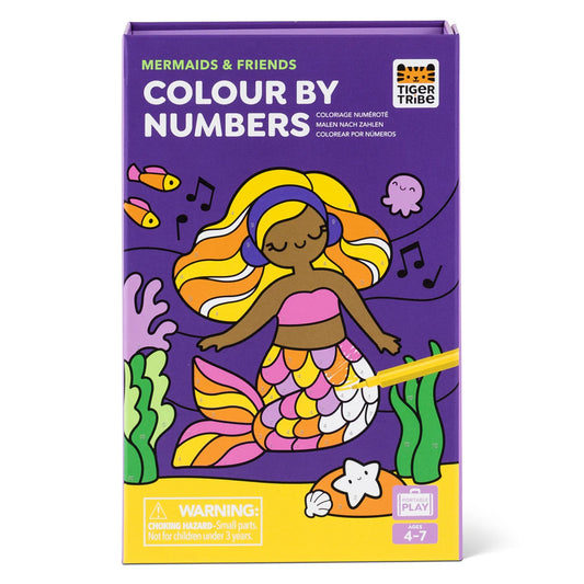 Tiger Tribe Colour By Numbers- Mermaids and Friends