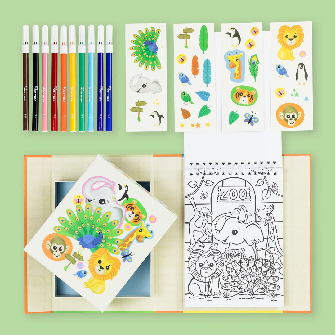 Tiger Tribe Colouring Sets