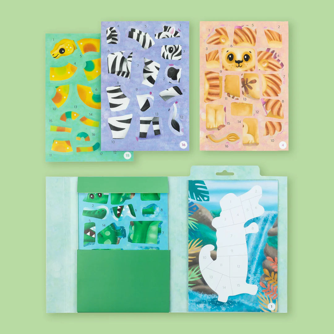 Tiger Tribe Sticker By Numbers - Animals