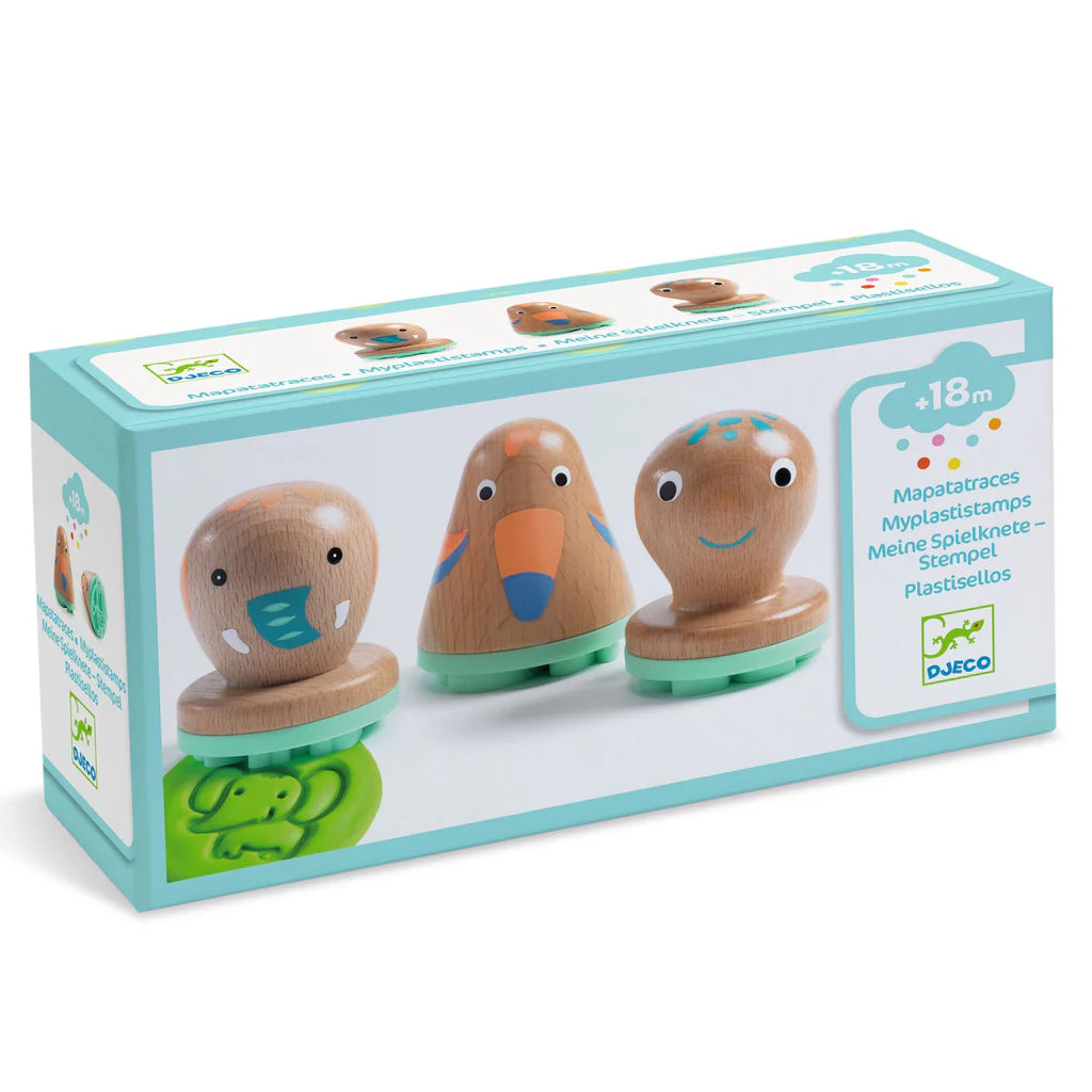 Djeco Modelling Stamp Set- My Plastistamps