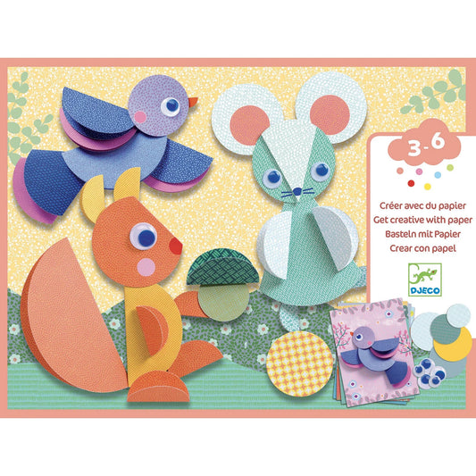 Djeco Create with Paper – Round & Round