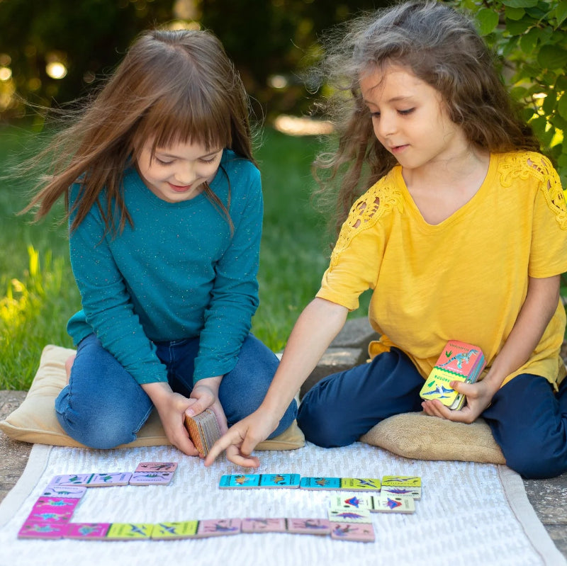eeBoo Shiny Dinosaur Dominoes