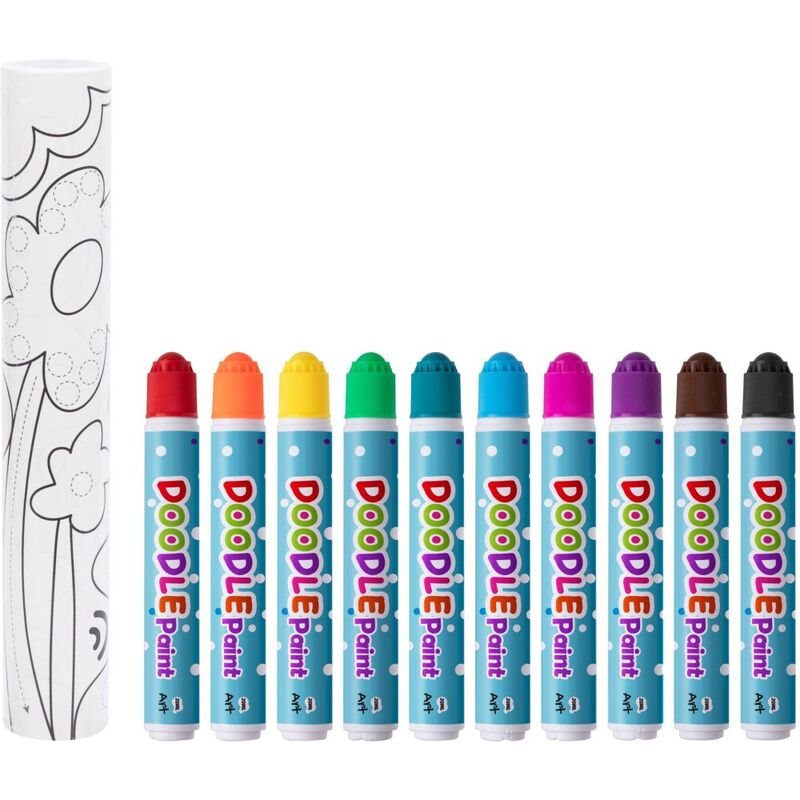 Tookyland Art Doodle Paint Kit - Roll Map