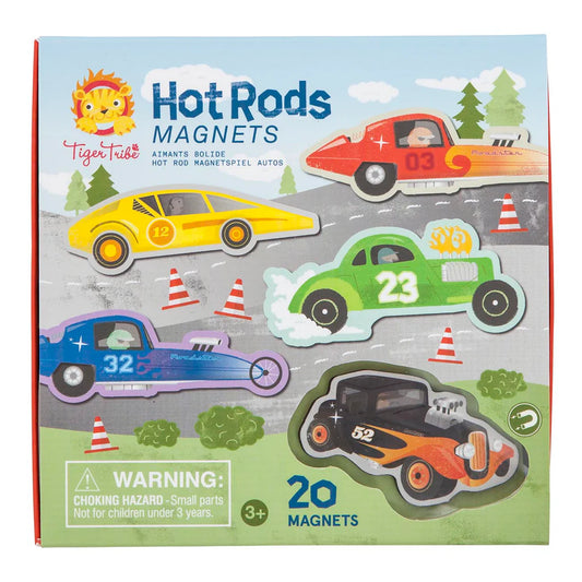 Tiger Tribe Hot Rods Magnets