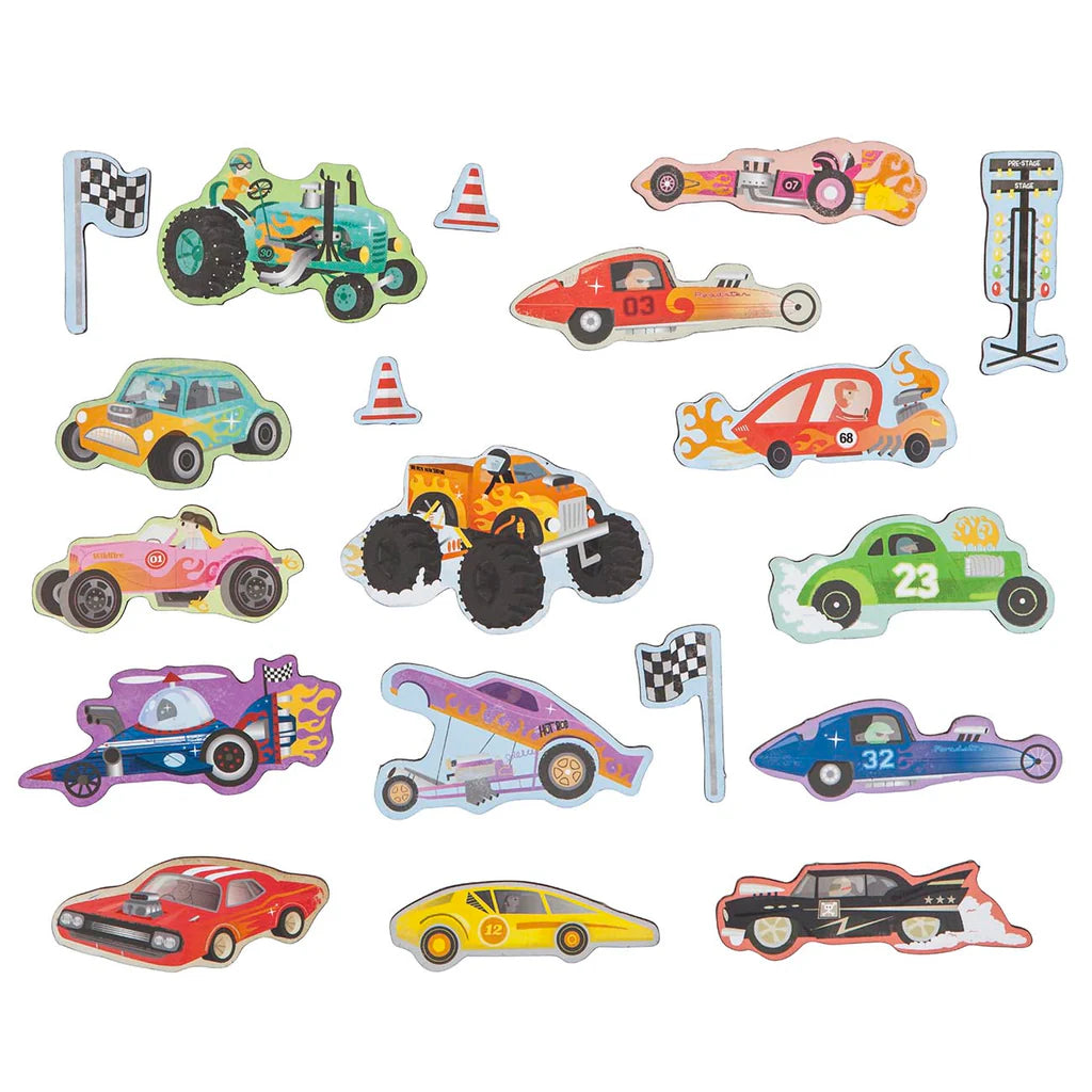 Tiger Tribe Hot Rods Magnets