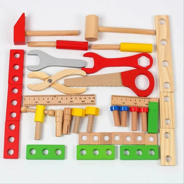 On the Go Wooden Toolbox