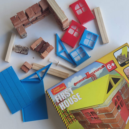 Real Brick House with Play Safe Cement