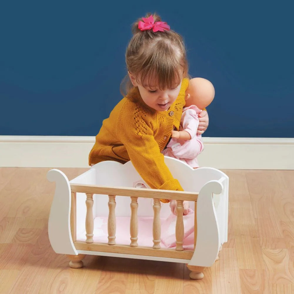 Le Toy Van Doll Sleigh Cot