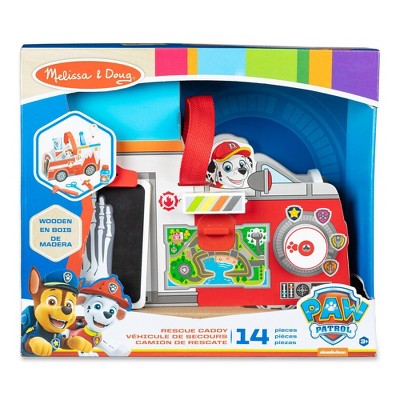 Melissa & Doug Paw Patrol Marshall's Wooden Rescue Caddy
