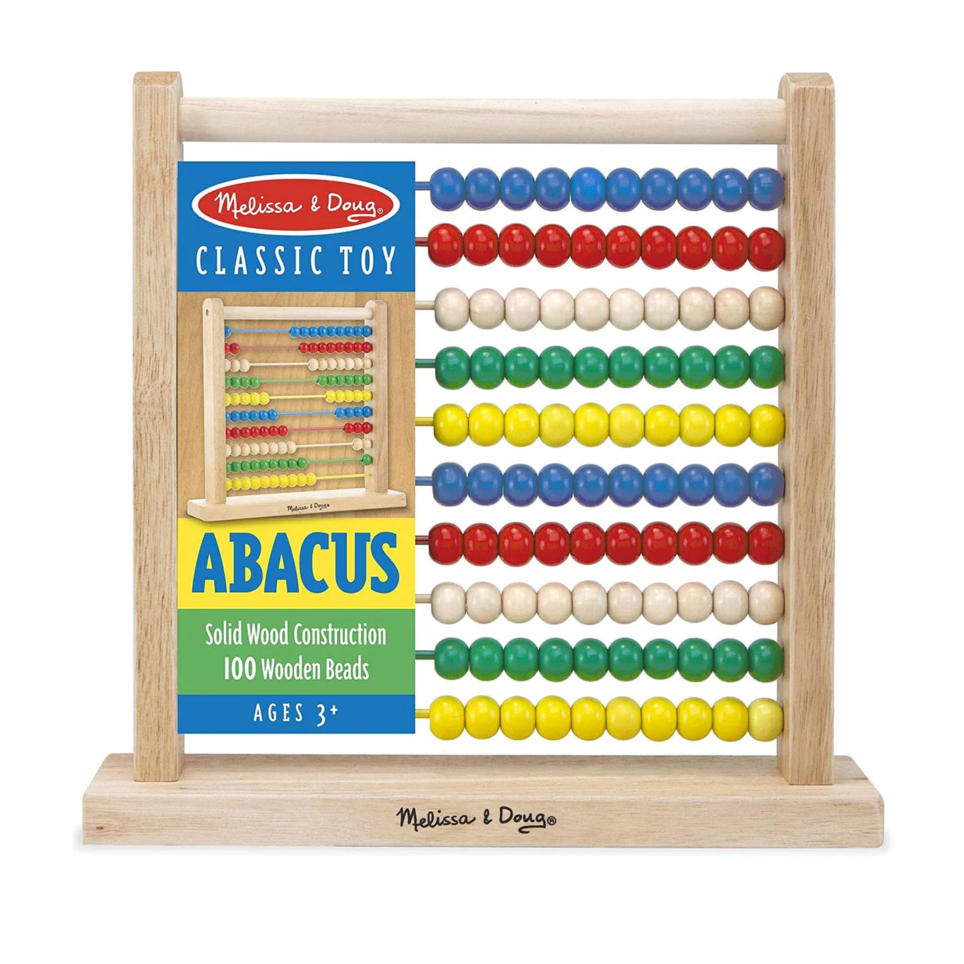 Melissa & Doug - Classic Wooden Abacus Toy