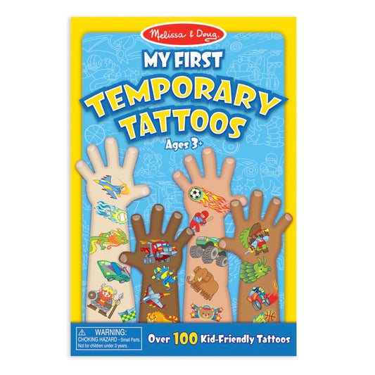 Melissa & Doug - My First Temporary Tattoos (Blue)