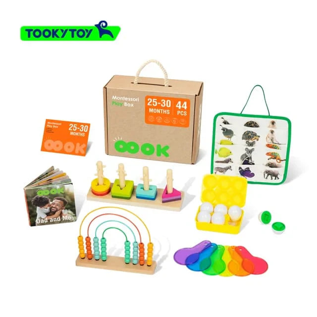 Tooky Toy Montessori Play Boxes - Various Ages