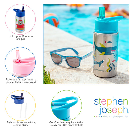 Stephen Joseph Stainless Steel Water Bottle