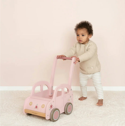 Little Dutch Walker Wagon - Pink