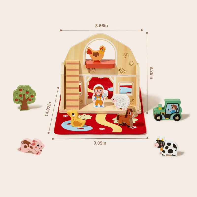 TookyToy Farm Play Set