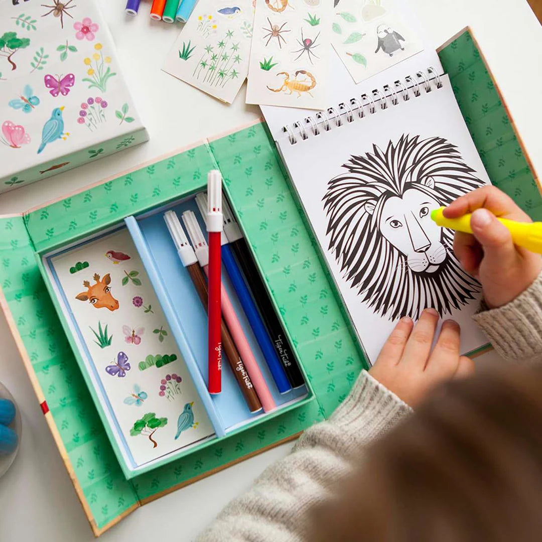Tiger Tribe Colouring Sets