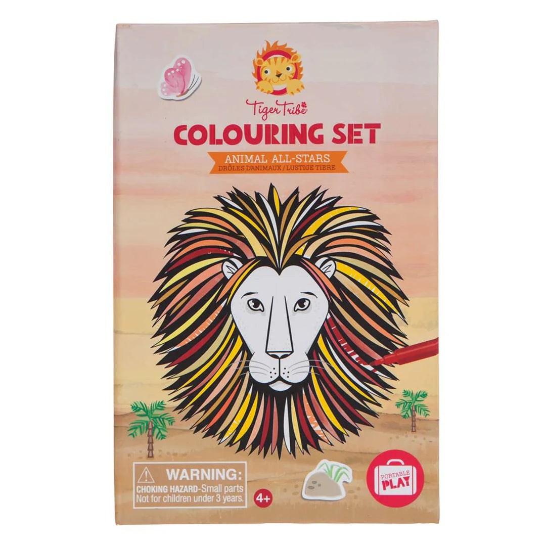 Tiger Tribe Colouring Sets