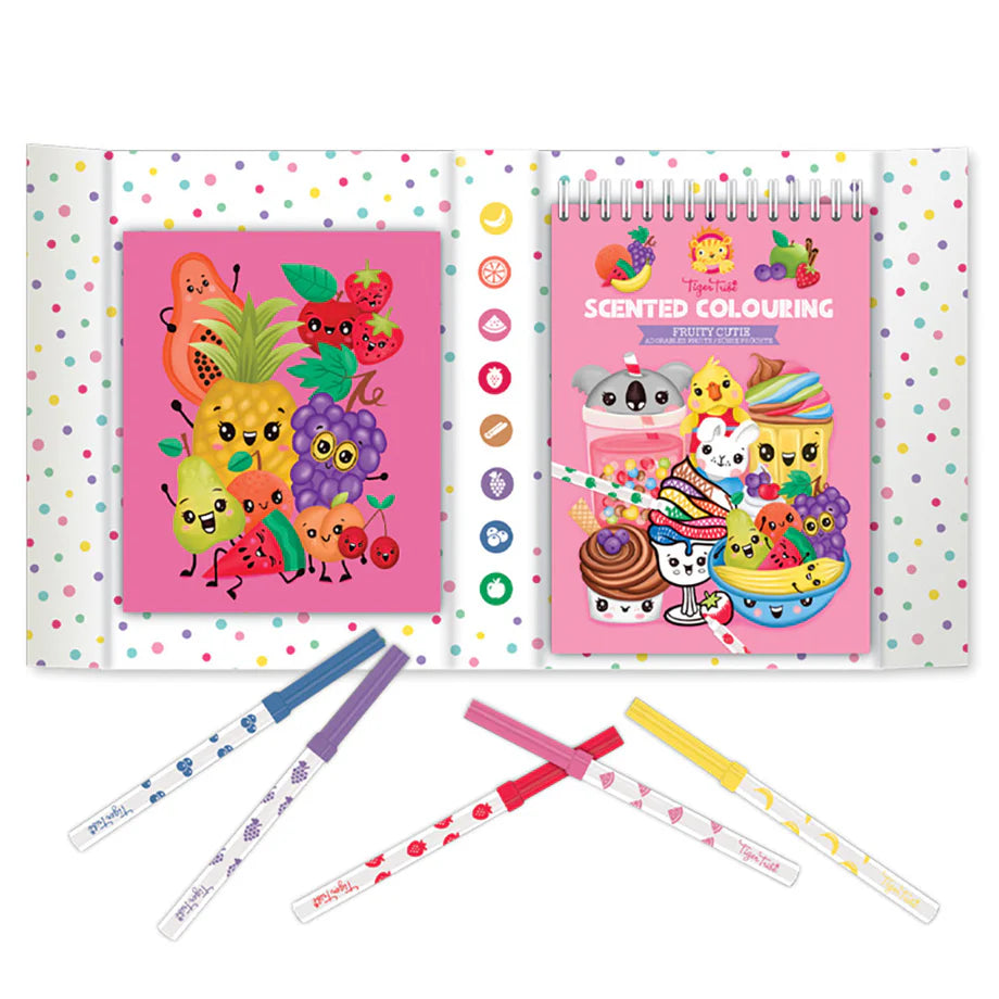 Tiger Tribe Scented Colouring Set Fruity Cutie
