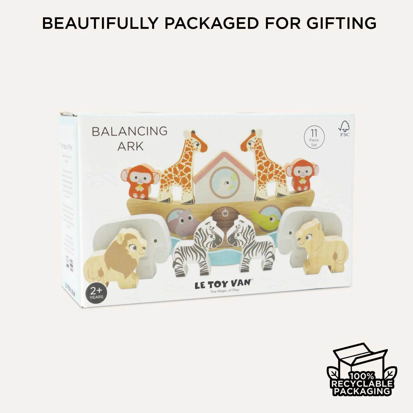 Le Toy Van Noah’s Balancing Ark Animal Stacker