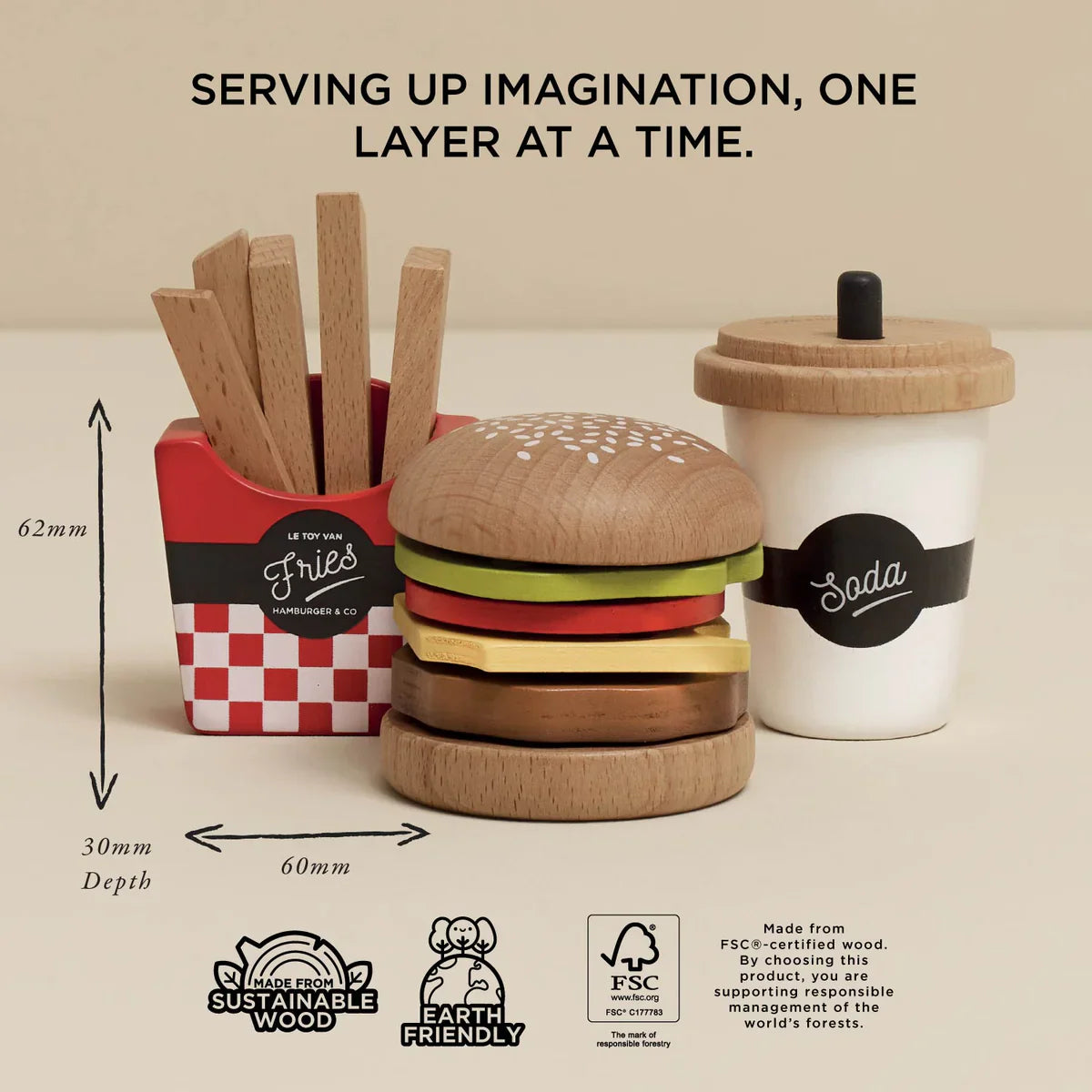 Le Toy Van Gourmet Hamburger Set