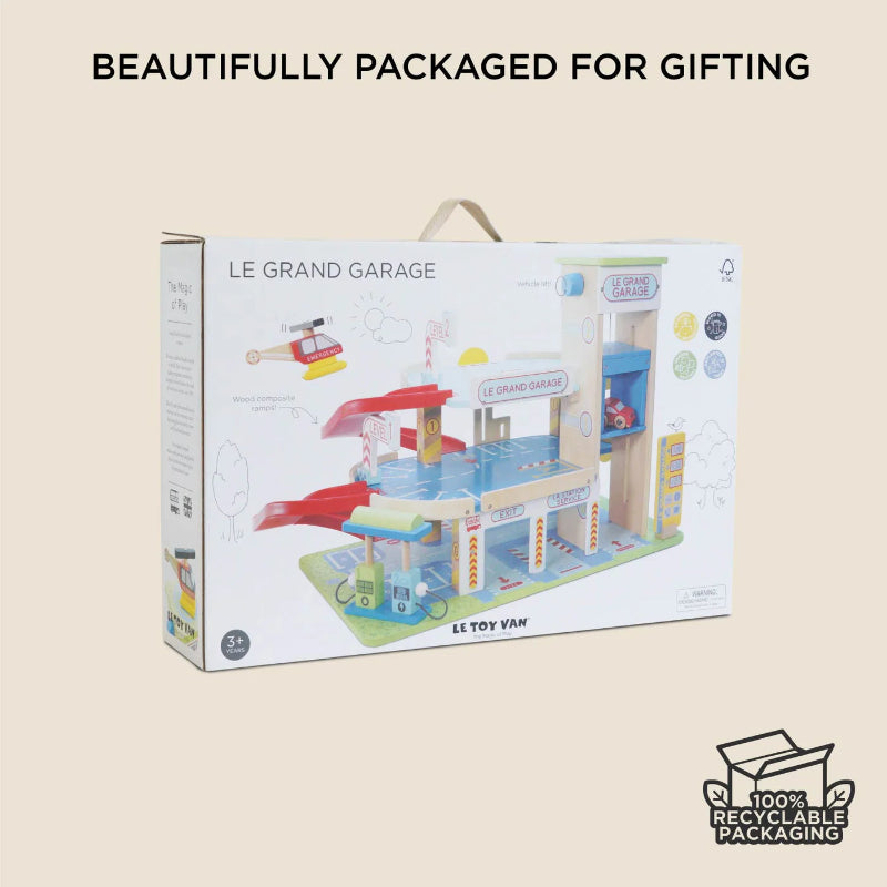 Le Toy Van Le Grand Wooden Garage