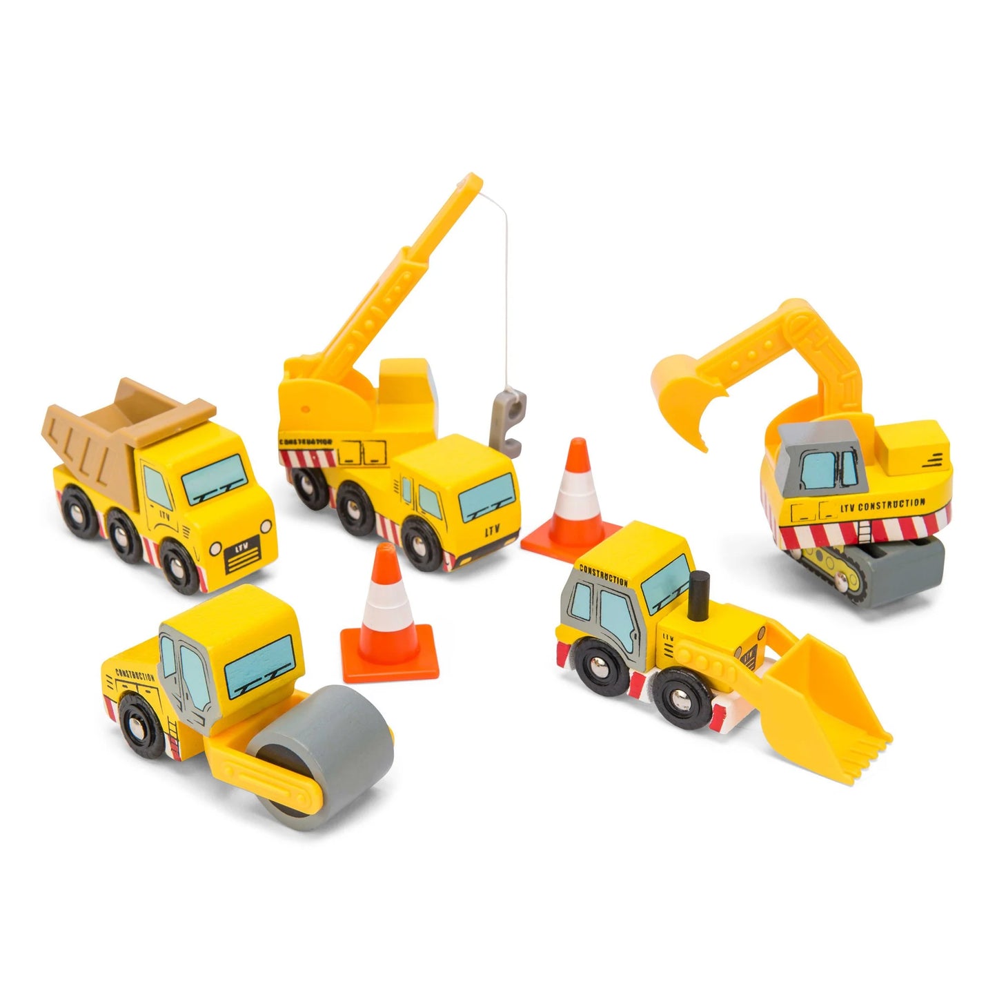 Le Toy Van Construction Vehicle Set