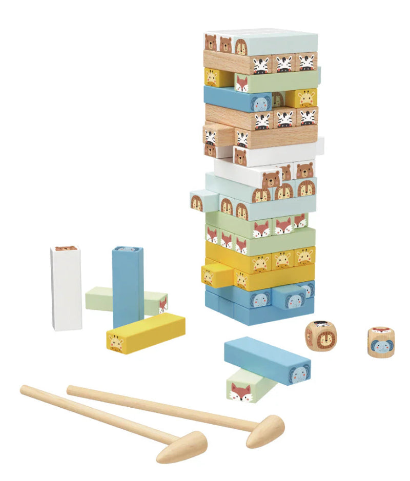Tooky Toy Jenga - Various Colours