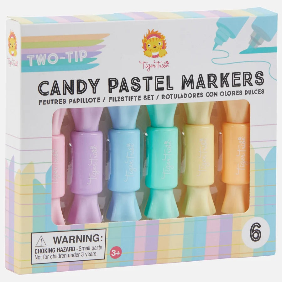 Tiger Tribe Two-Tip Candy Pastel Markers