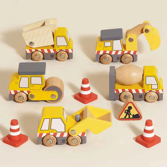 Le Toy Van Construction Vehicle Set