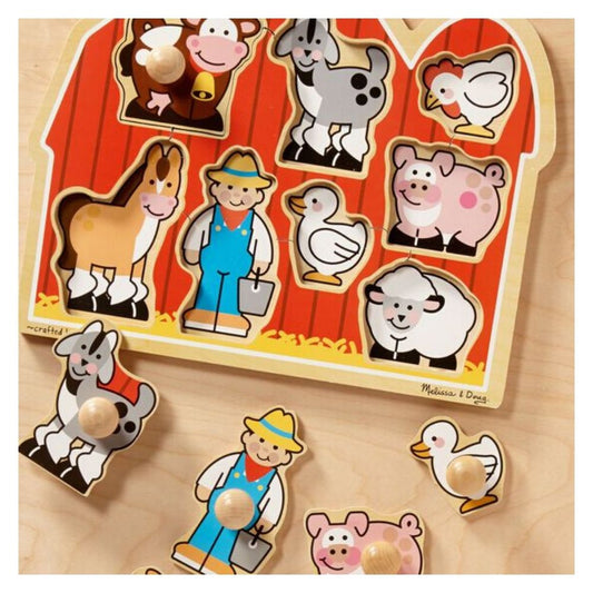 Melissa & Doug Large Jumbo Knob Puzzle