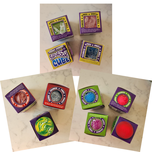 Fidget Squeeze Balls - Various Designs
