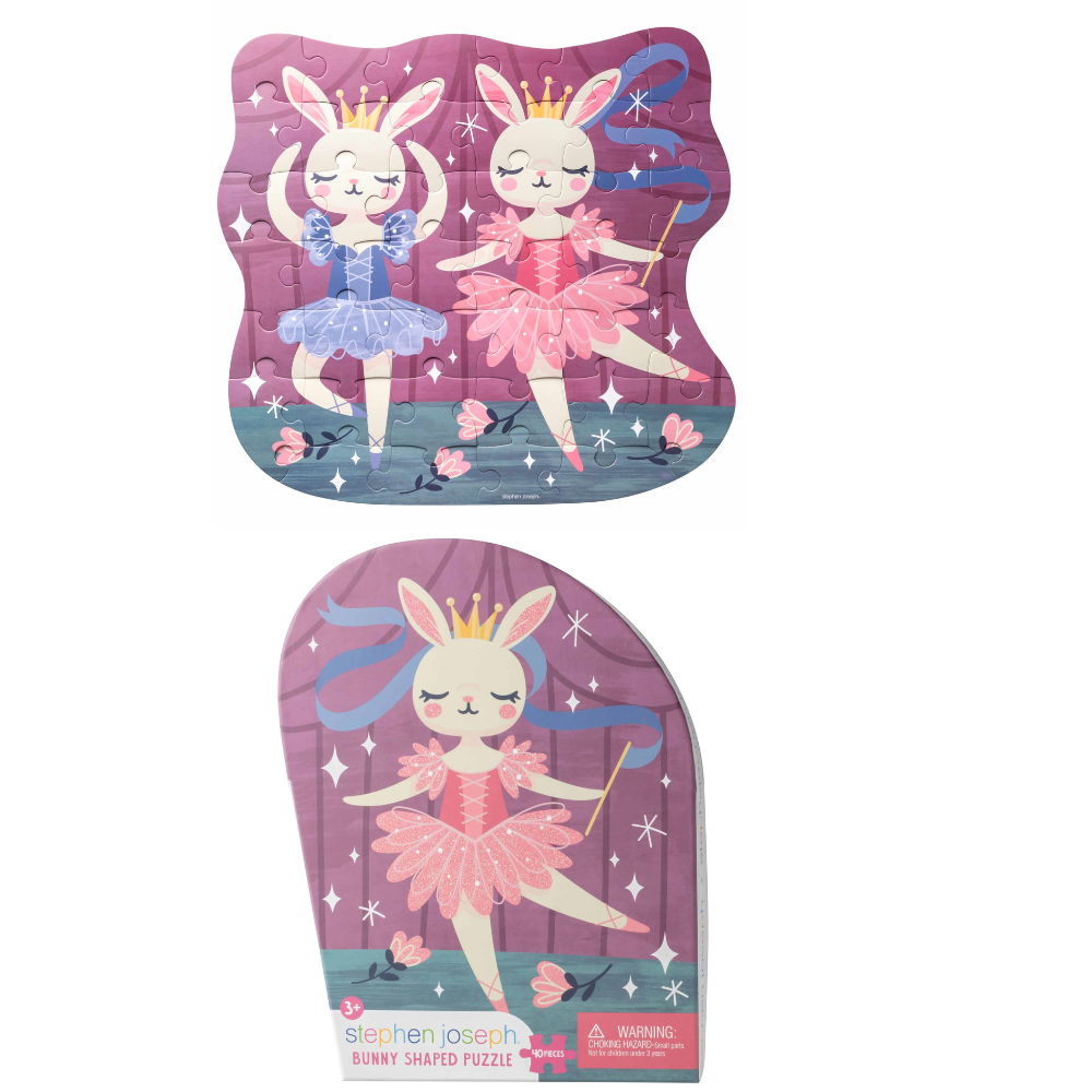 Stephen Joseph Shaped Jigsaw Puzzle - Bunny