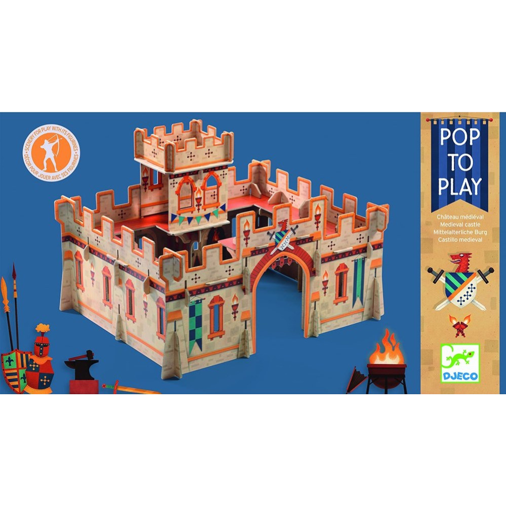Djeco Pop to Play Medieval Castle