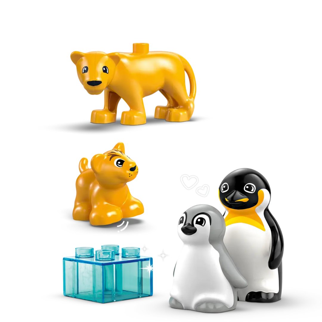 LEGO DUPLO Wild Animal Families: Penguins & Lions 10442