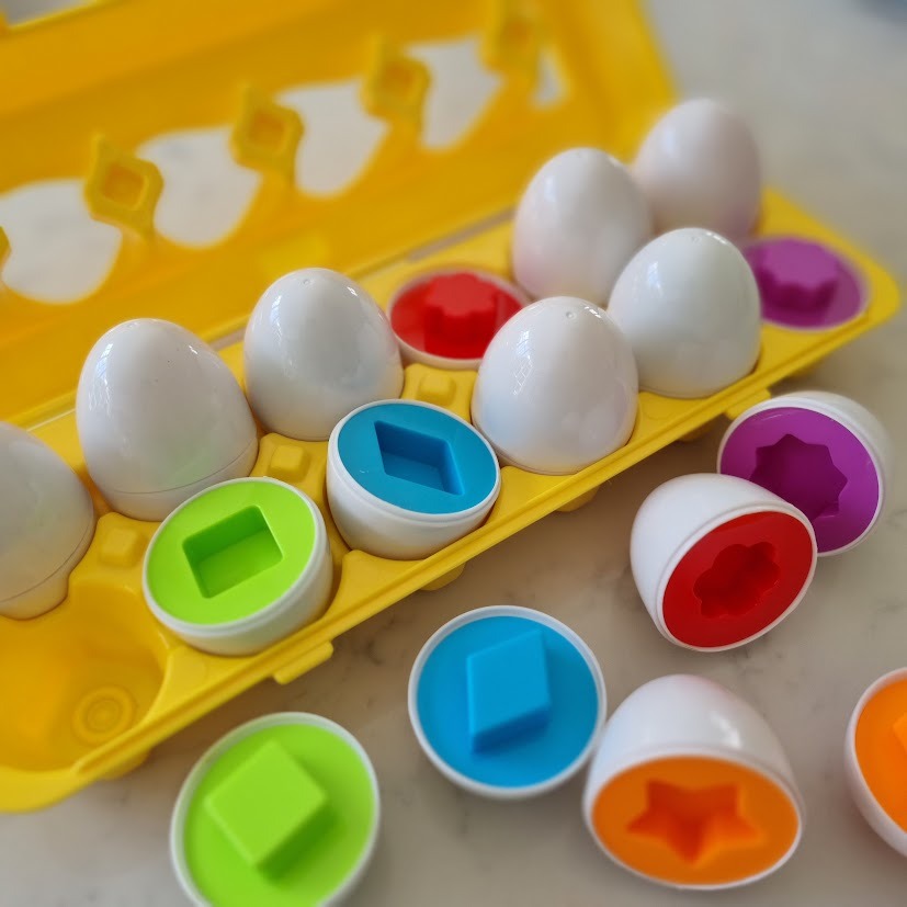 Egg Shapes in an Egg Tray