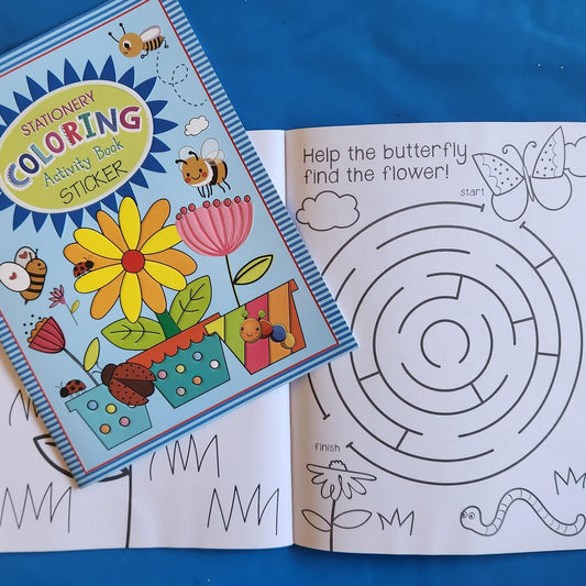 Colouring Activity Book with Stickers