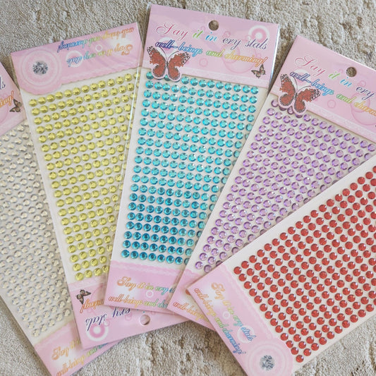 Jewel Bedazzle Stickers (5 Sheets in a pack)