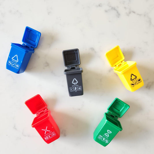 Mini Garbage Bins (Set of 5)