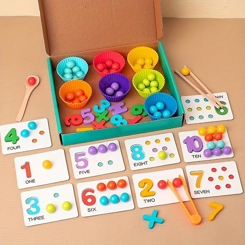 Number Bead Matching Game