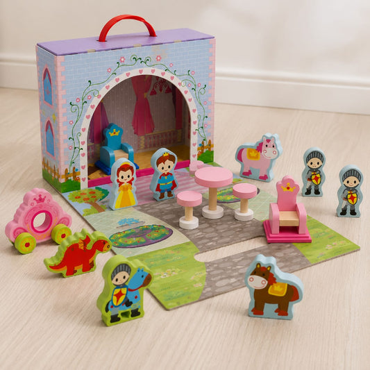 Tooky Toy Princess Castle Play Box